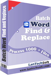 Batch Word Find Replace