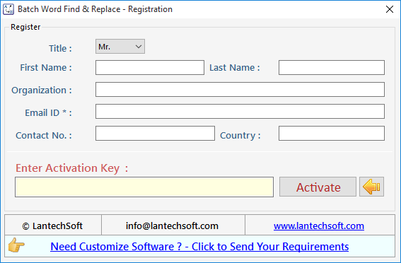 Batch Word Find Replace