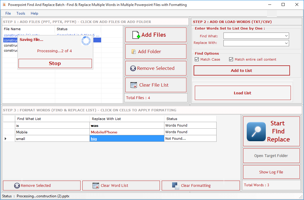 Powerpoint Find Replace