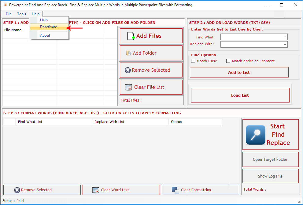 Powerpoint Find Replace