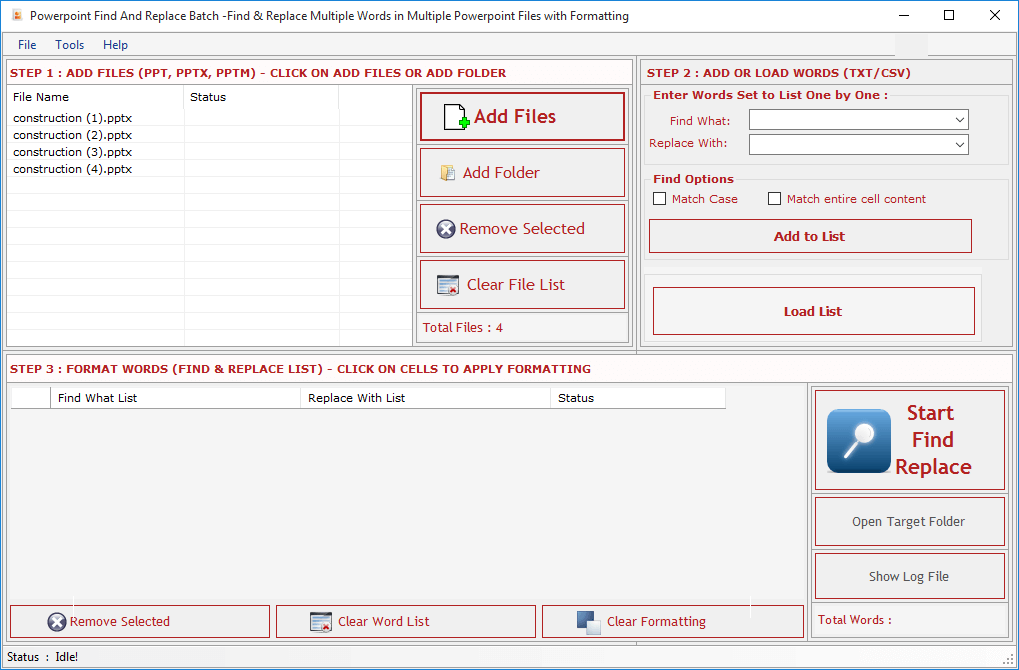 Powerpoint Find Replace